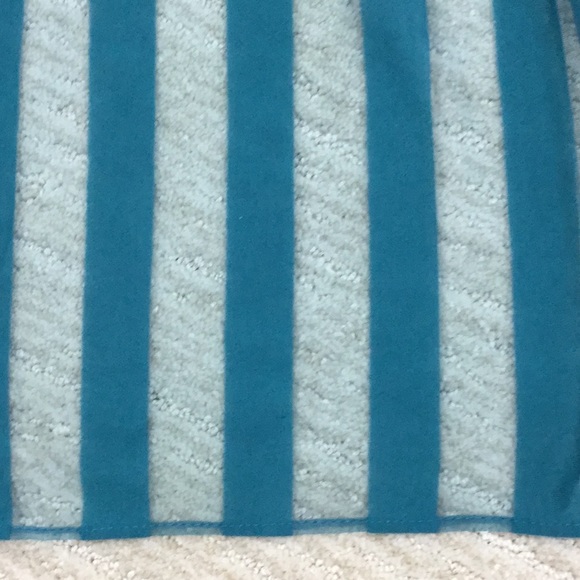 Infinity Scarf Teal Lightweight Sheer Polyester - Picture 3 of 8